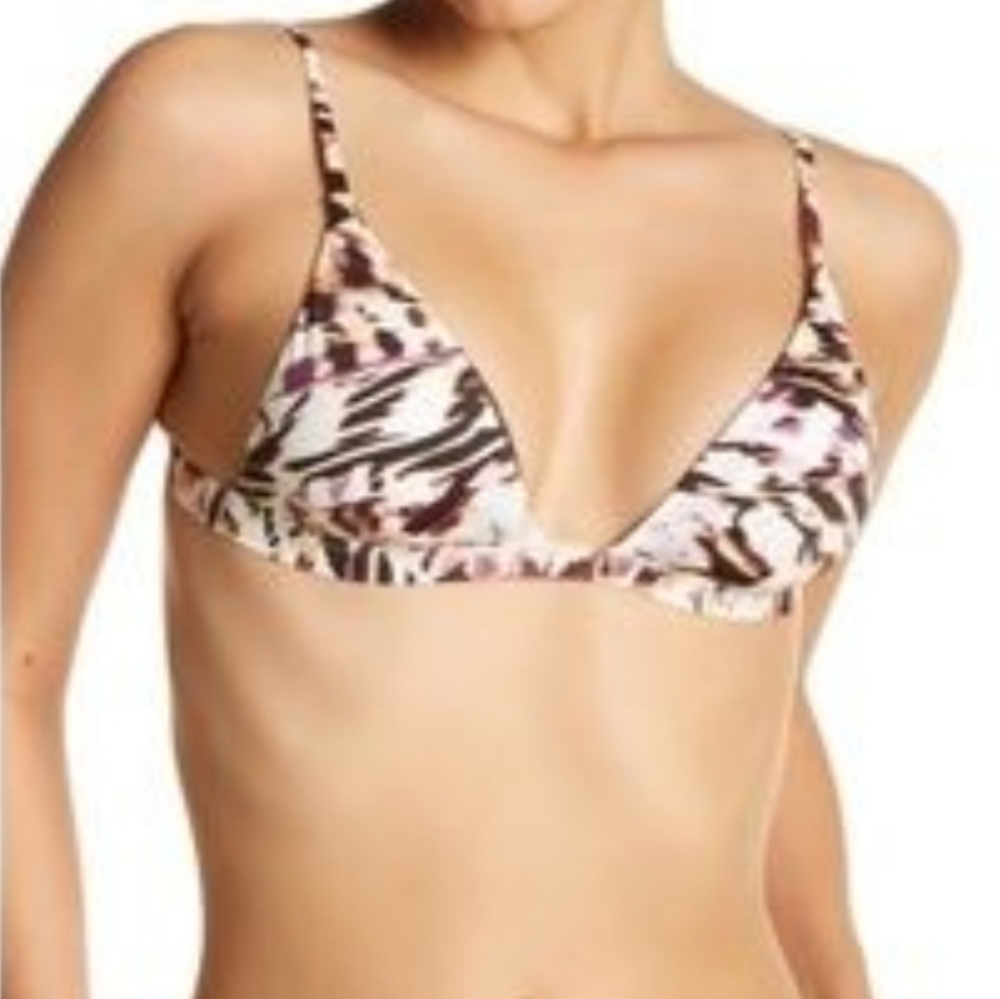 Vitamin A Samba La Plume Bikini Top SZ 6 / S NWT